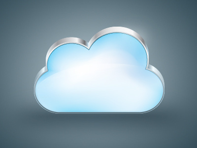 Cloud icon adobe apple cloud icloud icon illustrator ios mac metal ux