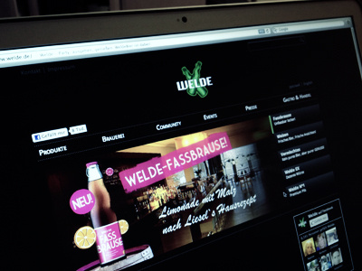 Welde.de - New project online beer bier brauerei brewery german welde wordpress