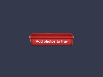 Photos Tray Button button icon photos tray