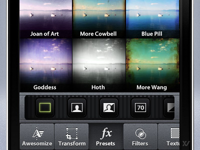 Camera Awesome - Presets in Editor app awesome camera ios iphone mobile tabs