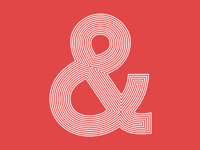 Chromatic - Major/Minor ampersand chromatic typography