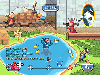 Team Fortress 2D: Summer game illustration pixel pixelart team fortress 2