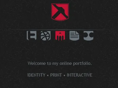 You've selected… portfolio selected site section website