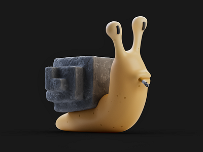 Brutalist 3d c4d character cinema4d clay render