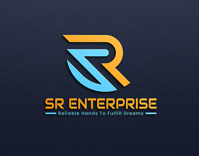 SR Letter Logo Design