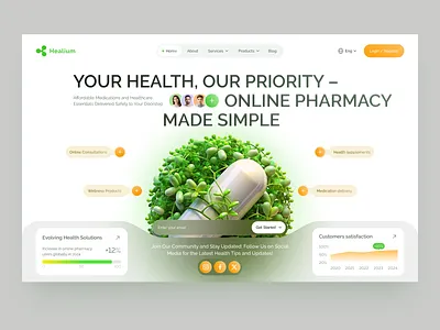 UI/UX, Web design for Healthcare design graphic design healthcare interface product service startup ui uiux ux