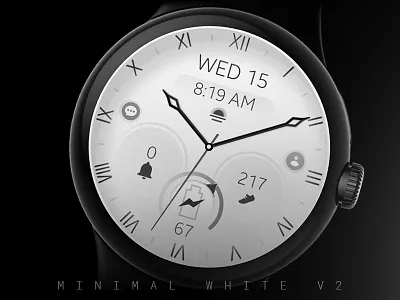 Minimal White v2 – Elegant Watch Face for Wear OS design elegant galaxy watch google google pixel graphic design illustration minimal modern pixel watch samsung simple sleek smartwatch technology ui watch watchface wear os white