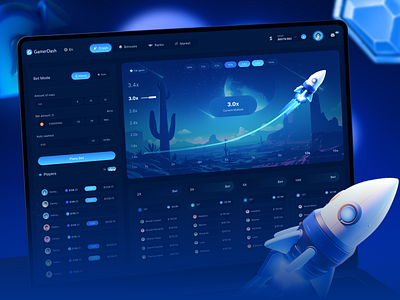 Casino Website l Sports Betting l Crash Game bet betting casino casino dashboard casino design casino ui crash crypto casino dashboard esports gambling game online poker slot sport product sports app sports betting sportsbook website design