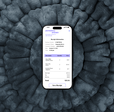 Purchase Receipt #DailyUI Day 017 branding dailyui design figma ui uiuxdesign ux