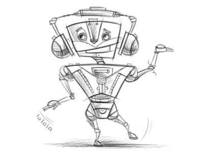 robosketch illustration sketch