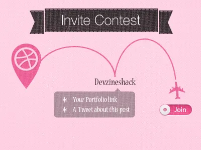 Dribbble invite is up for grabs contest devzineshack draft dribbble invite free invite join dribbble