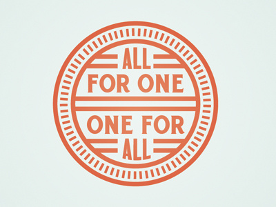 All For One goldlunchbox help ink karl hebert seal