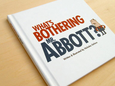 What's Bothering Mr. Abbott children's book book children cover illustration story typography