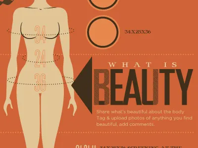 Whatisbeauty interactive vector webiste