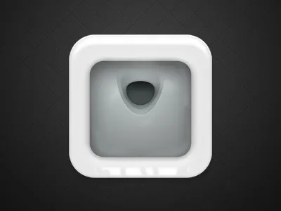 Crappr fake app icon ios icon toilet icon