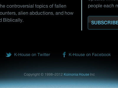 Alien Encounters footer