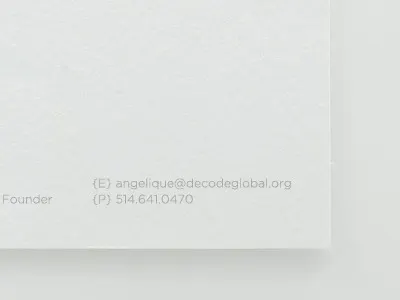 Decode Global _Business card front V2 branding coding flag global henry morse identity logo non profit