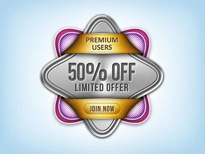 Classic Metal Badges badges buttons buy now classic badges ecommerce badges metal badge offer badge ribbon badge special offer