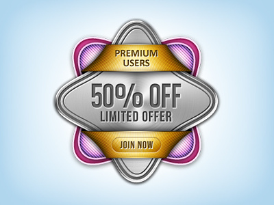 Classic Metal Badges badges buttons buy now classic badges ecommerce badges metal badge offer badge ribbon badge special offer