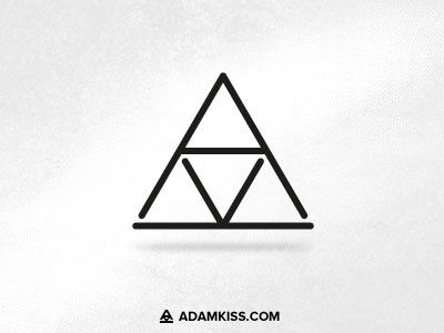 Another take on personal brand black white brand geometry logo personal