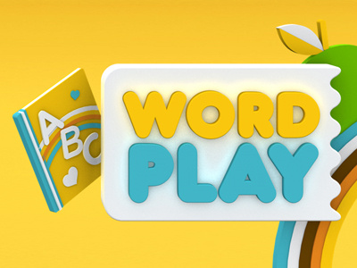 Word Play 3d animation book broadcast literacy motion nick jr nickelodeon rebrand