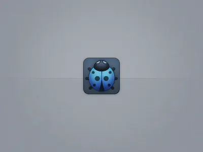 app icon concept blue grey icon