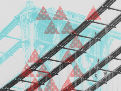Bridge blue bridge build photograph red
