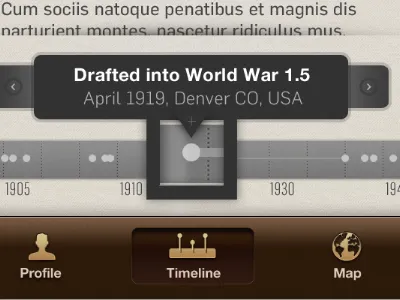 Vivid Timeline app family history genealogy iphone provo timeline utah