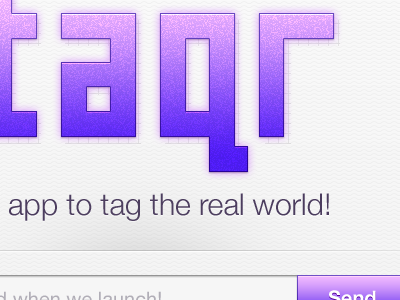 TAQR - Coming Soon! button coming soon field qr tag taqr
