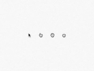 Example of OS X cursors