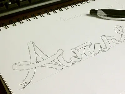 Awareness Ribbon (sketch) aware awareness breast cancer pink ribbon sketch