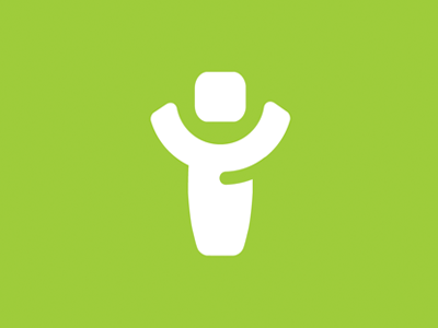 i Wireless body branding green human icon identity logo person vector