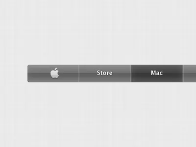 Apple Style Navigation (Free PSD) apple button free freebie menu navigation psd