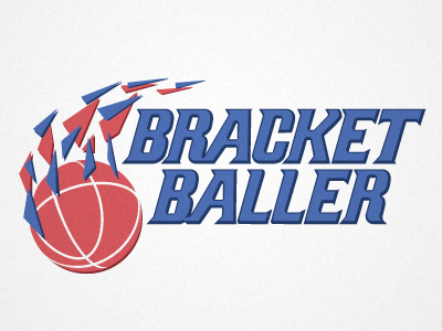 Bracket Baller basketball custom type logo march madness ncaa