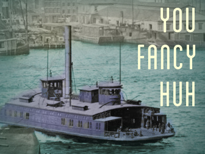 Fancy Old Photograph boat color colorize old photo photo rebound
