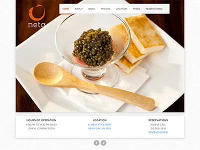 LIVE homepage neta sushi
