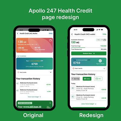 Apollo 247 - Redesign appdesign opentowork redesign ui uidesign uiux