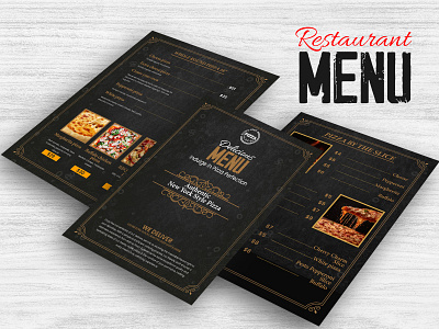 Food Menu Design For Restaurant graphicsdesigner