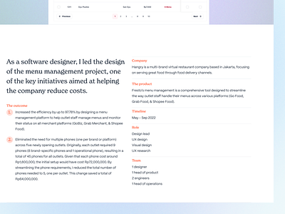 Project Overview design interface portfolio ui uidesign web