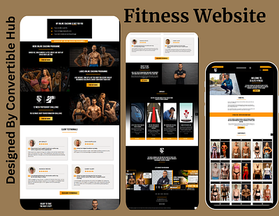 Fitness Journey And Online coaching Website branding coaching design fitness funnel graphic design illustration logo nutriction ui ux vector website weight loss