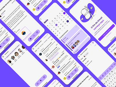 Emailify – An Email Provider App 📩 app clean dark mode design email email app email management email provider figma inbox light mode mobile app modern ui smart inbox ui ui design