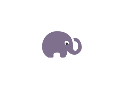 Elephant v3 brand branding communication agency cute design elephant identity logo logo design logo designer mark nose pavel surovy smile symbol