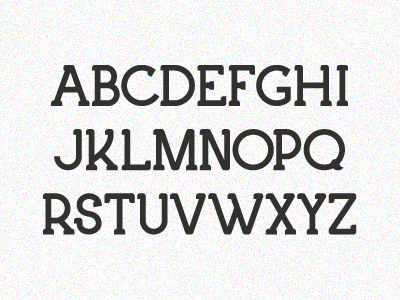 My Font font slab uppercase