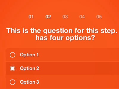 Quiz html orange quiz ui webapp