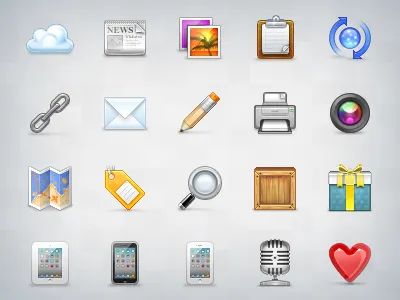 Set teaser icon icons iconset set