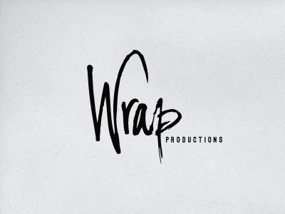 Wrap Final Logo calligraphy hand lettering logo logotype typography