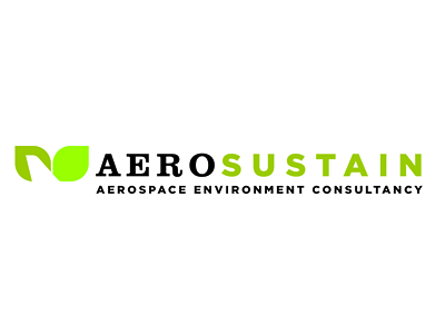 Aerosustain logo work aviation eco logo