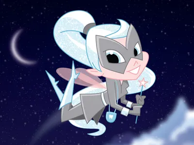 Tooth Fairy cartoon character design illustration tooth fairy vector