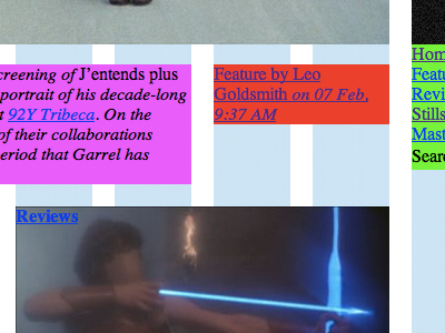 Home page, layout css fof foo html layout ofo