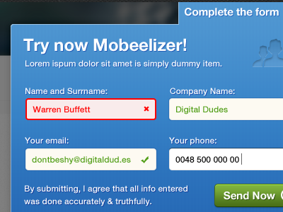 Sign up form dropdown dropdown form sign up